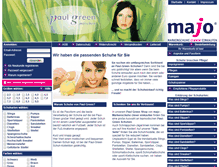 Tablet Screenshot of paul-green.majo-markenschuhe.de