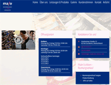 Tablet Screenshot of majo-markenschuhe.com